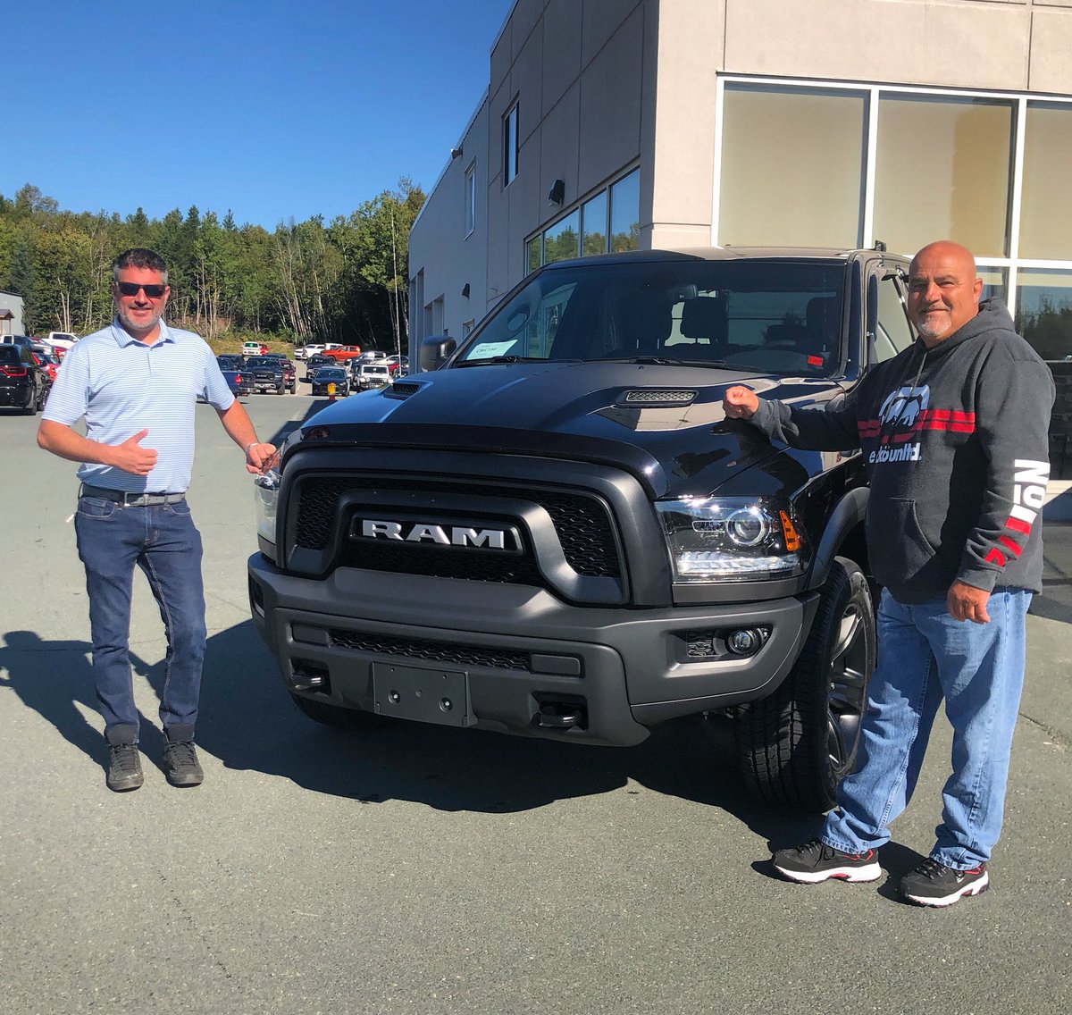 TowneChrysler's tweet photo. Joe has a new 2021 RAM Warlock! Thanks for choosing Towne Chrysler. Enjoy your new ride! #TowneChrysler #Miramichi #RAM #RAMWarlock @RamTrucksCanada https://t.co/ztVoNX3aK7