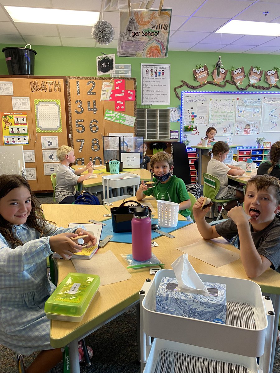 StumpyClass's tweet image. Learning about states of matter=a yummy treat. @WGESdragons