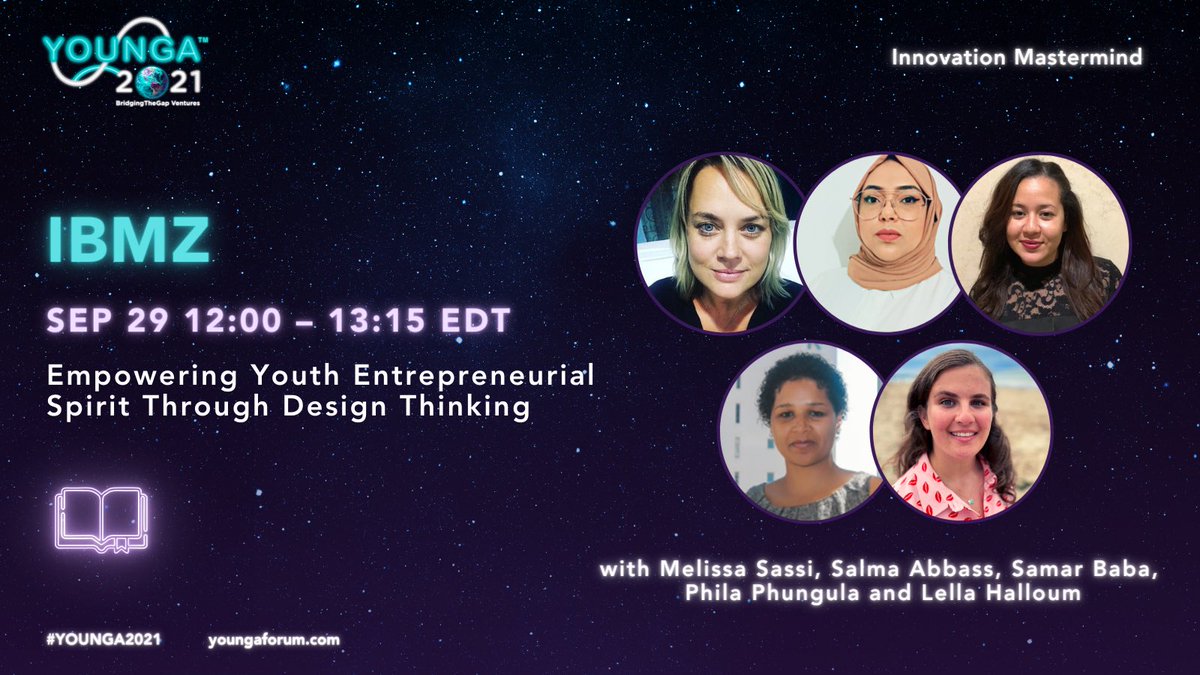 BridgingTheGapX's tweet photo. Join @IBMZ’s @mentorafrika, @LellaVi, @PhungulaPhila, Salma Abass and Samar Baba to dive into the entrepreneurial spirit! 

Learn how to create a pitch deck, how to up with business ideas and boost intrapreneurial or entrepreneurial skills 🚀✨

Tune in at 12:00 EDT #YOUNGA2021 https://t.co/P3xZlBeVdX