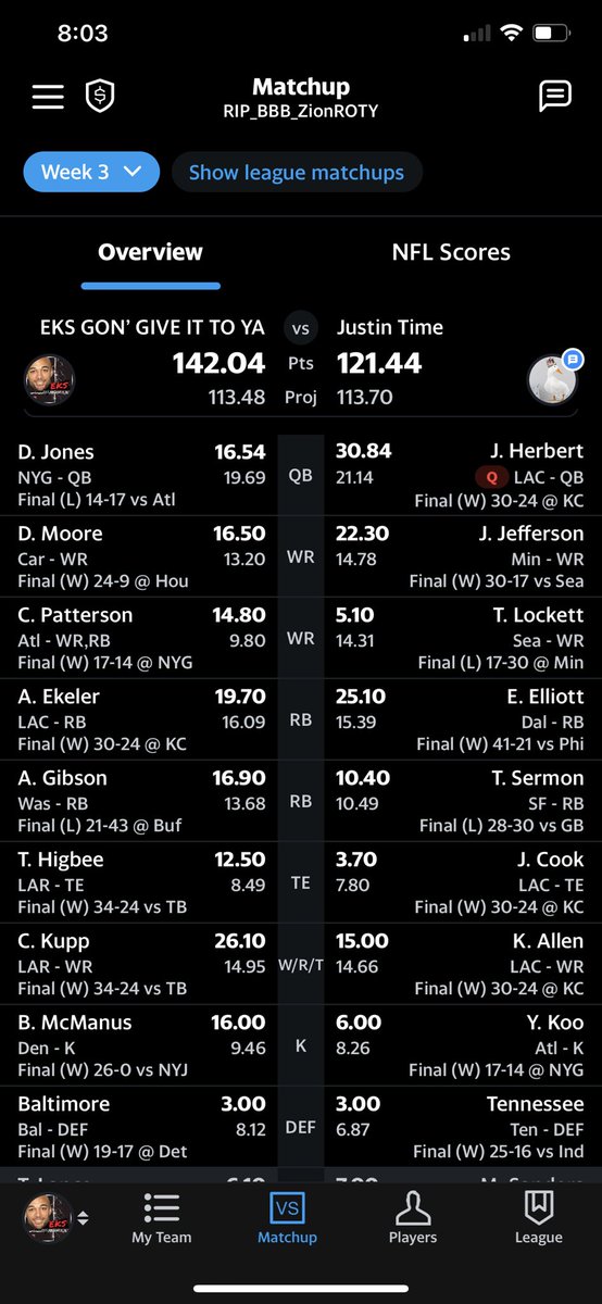 TimGuan22's tweet photo. @AustinEkeler  thanks for the win ⚡️🏈 #jerseygiveaway https://t.co/DWpC7v5tBG