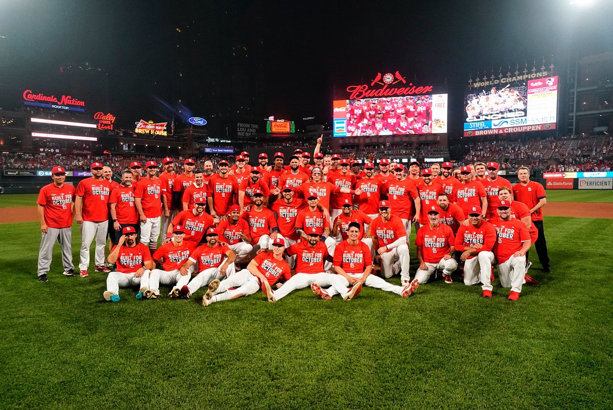 St. Louis Cardinals on X: Your 👏 Playoff 👏 Bound 👏 St. Louis Cardinals!   / X