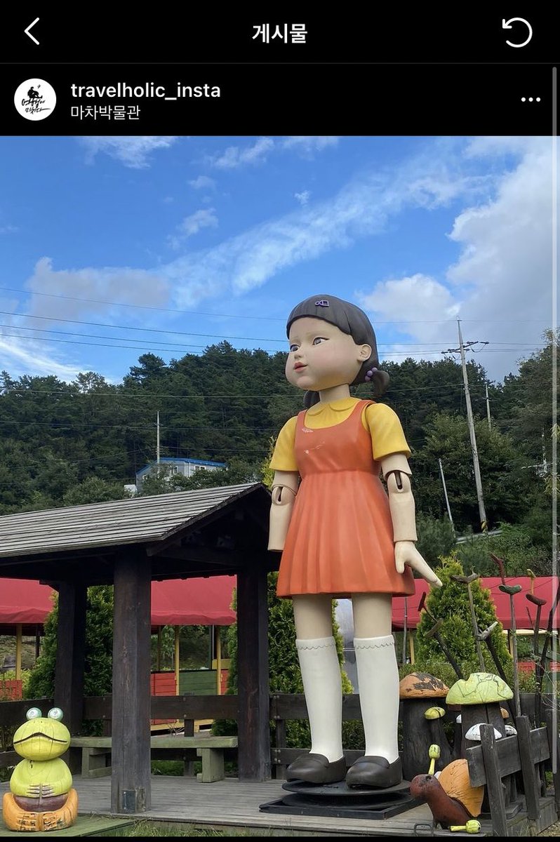 จริงๆแล้วน้องอยู่ที่พิพิธภัณฑ์แล้วโดนยืมไปถ่ายซีรีส์ 😂😂 พอถ่ายเสร็จกลับมาอยู่ที่เดิมแล้วค่า เอ๊ะ แต่มือหายไปข้างนึงนะ 😅

📍 충북 진천군 문백면 농다리로 34