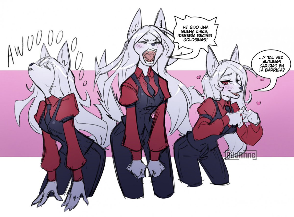 queso2033's tweet photo. 🐶🐶🐶.
Artista: AilaAnne
Twitter:https://t.co/v6nASadQC8
Traducido: Por su servidor
Se aprecia con mucho el ❤️y🔄
#furry #Español #TraduccionesQueso2033 #Furryfandom #Helltaker #CerberusHelltaker https://t.co/gYbbvGCPEp