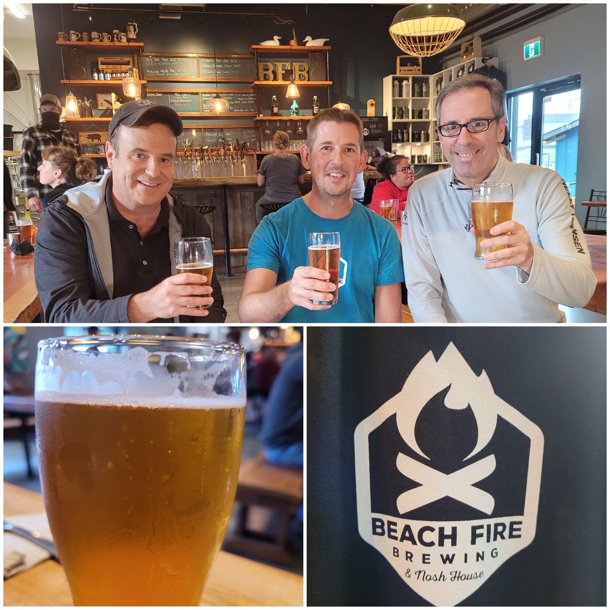 A great 1st day filming on #VancouverIsland in the cozy town of #CampbellRiver. Stops included popular <a href="/BeachFireBrew/">Beach Fire Brewing</a>. Thx  Darrin Finnerty for the chat and end of the day beers!
<a href="/BCFerries/">BC Ferries</a> <a href="/TourismVI/">Vancouver Island</a> <a href="/DestinationBC/">Destination BC Corp</a> <a href="/HelloBC/">Super, Natural British Columbia</a>
<a href="/CRVisitorCentre/">@CRVisitorCentre</a> 
<a href="/jimgordontv/">Jim Gordon</a>
<a href="/reallyjoeleary/">Joe Leary</a>