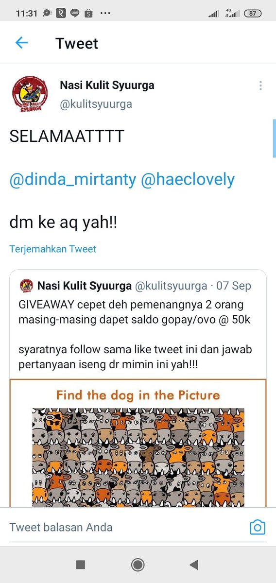 dinda_mirtanty's tweet photo. Terimakasih kak saldo ovo nya 🥰❤️❤️❤️❤️❤️ @kulitsyuurga https://t.co/dS2zS2mgEs