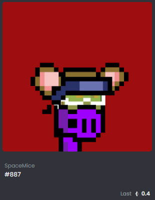 cyber_ninja's tweet photo. I now own a space mouse

Why?  I have no idea.  My #NFT cult told me to do it, and with little sleep, it seemed like a good idea at the time.

#pixelart , check
Space/#scifi, check
zero sleep, check

#FOMO #YOLO #NFTs #spacemice https://t.co/YGdJLA7L8k