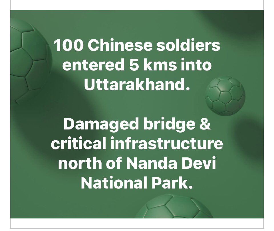 #ModiHaiTohMumkinHai because he’s busy with monitoring the #CentralVistaProject & usurping the #PMCaresFund 
Who cares if India looses inches or kms to Chinese.
#ModiDisasterForIndia