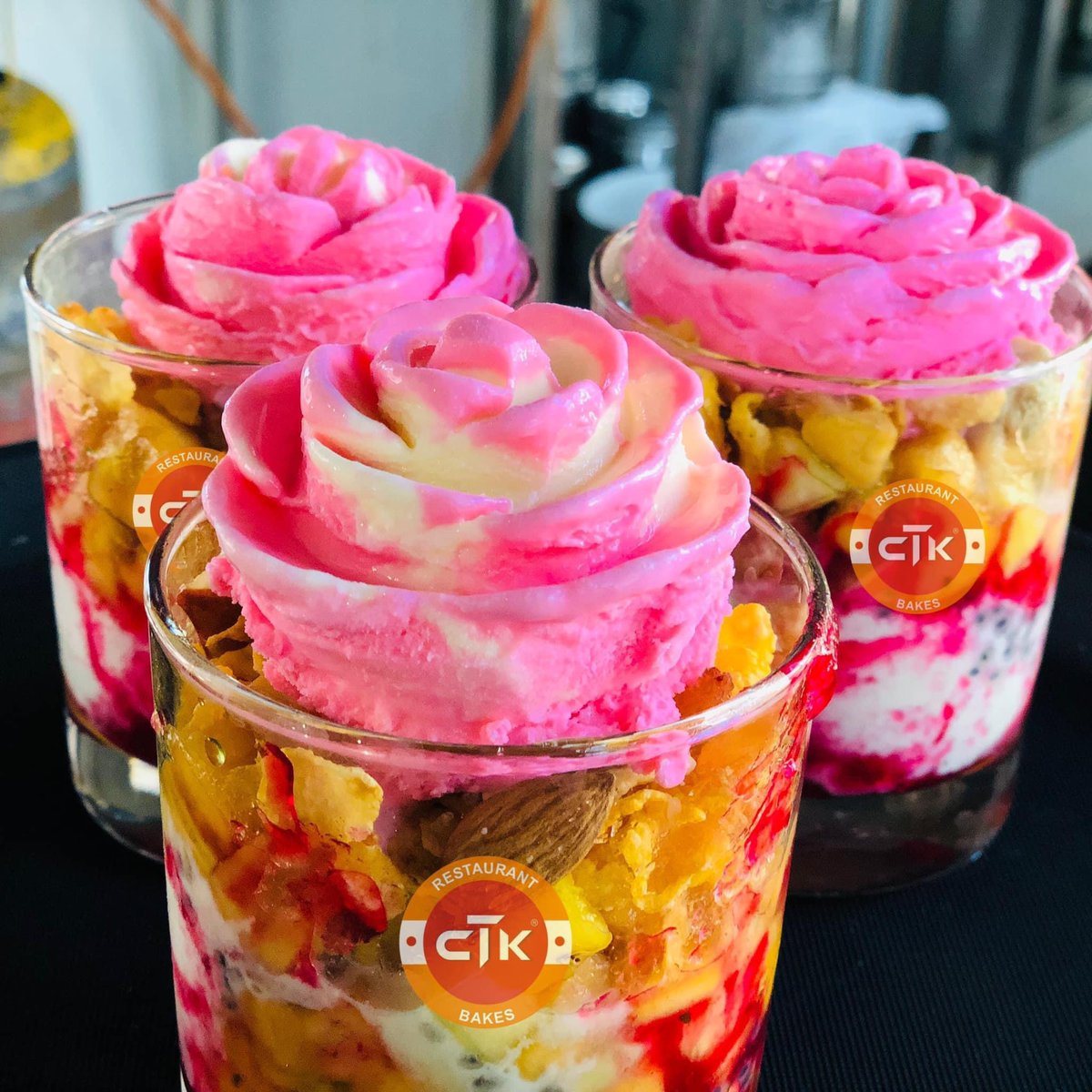 ctkrestaurant's tweet photo. 🌹on the top of our #falooda 😋😋 🧁🍦 #dessertlover #coimbatorefoodie https://t.co/eKE6LXTffp
