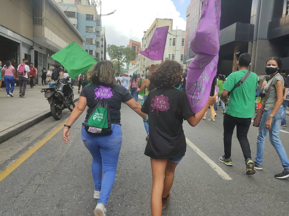 #28Sep Caracas se pintó de Verde para exigir la despenalización del aborto #RutaVerde #DespenalizacionAbortoVzla #AbortoLegalYaVzla Aborto Legal Seguro y Gratuito
