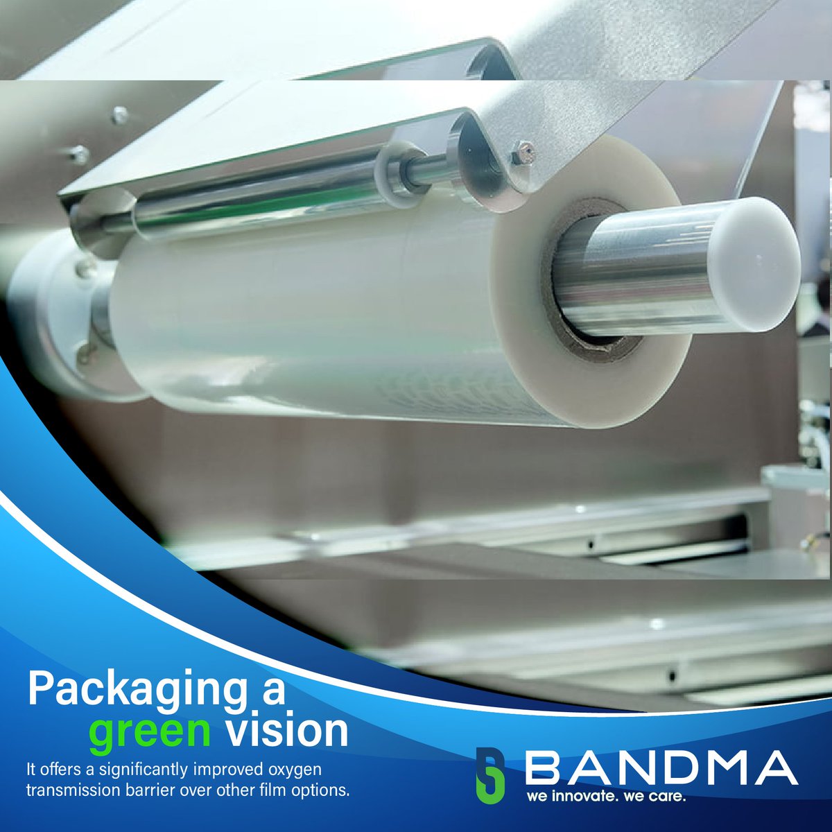 bandma_india's tweet photo. Packaging a Green Vision
It offers a significantly improved oxygen transmission barrier over other film options.

Contact us to Get More Details
☎️+9111-45518758, +919899996505
🌐Visit:- https://t.co/EjqApsIK7y

#ingenuityatwork #packagingmachineries #secondarypackagingsolutions https://t.co/5LGGQnGkc5