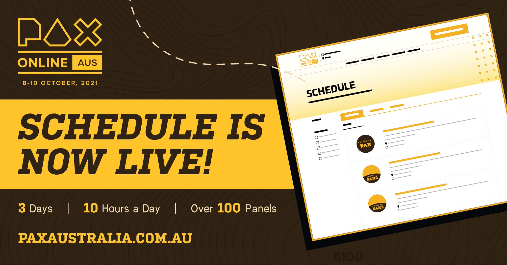 PAX Australia on Twitter "The PAX Aus Online panel schedule is here