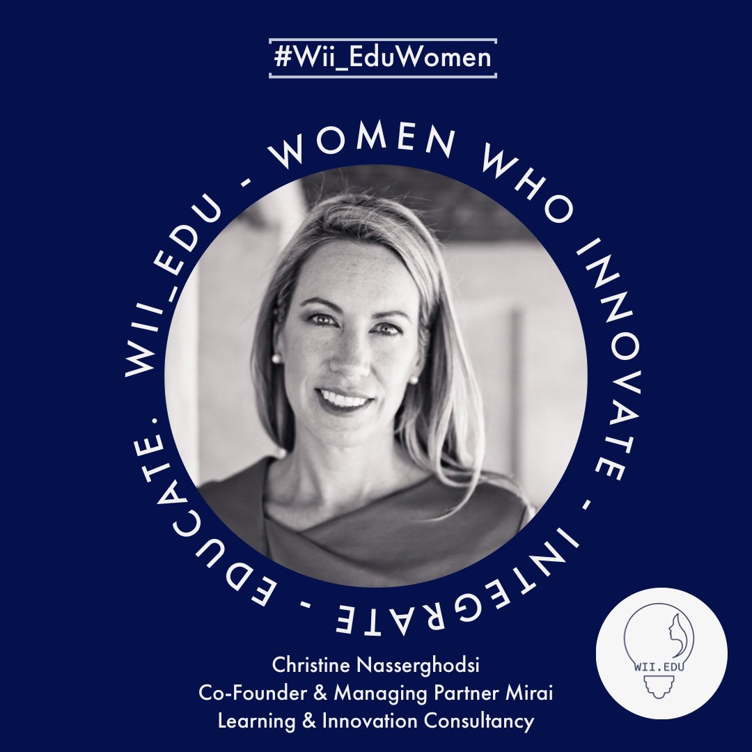 WiiEdu's tweet photo. Christine is co-founder &amp; managing partner of Mirai Partners, who drive innovation and system-level transformation for government and education consultants working in some of the most deprived areas of the world. #Wii_EduWomen 
 https://t.co/JuaTwZD8rw https://t.co/71fVjFoSYl