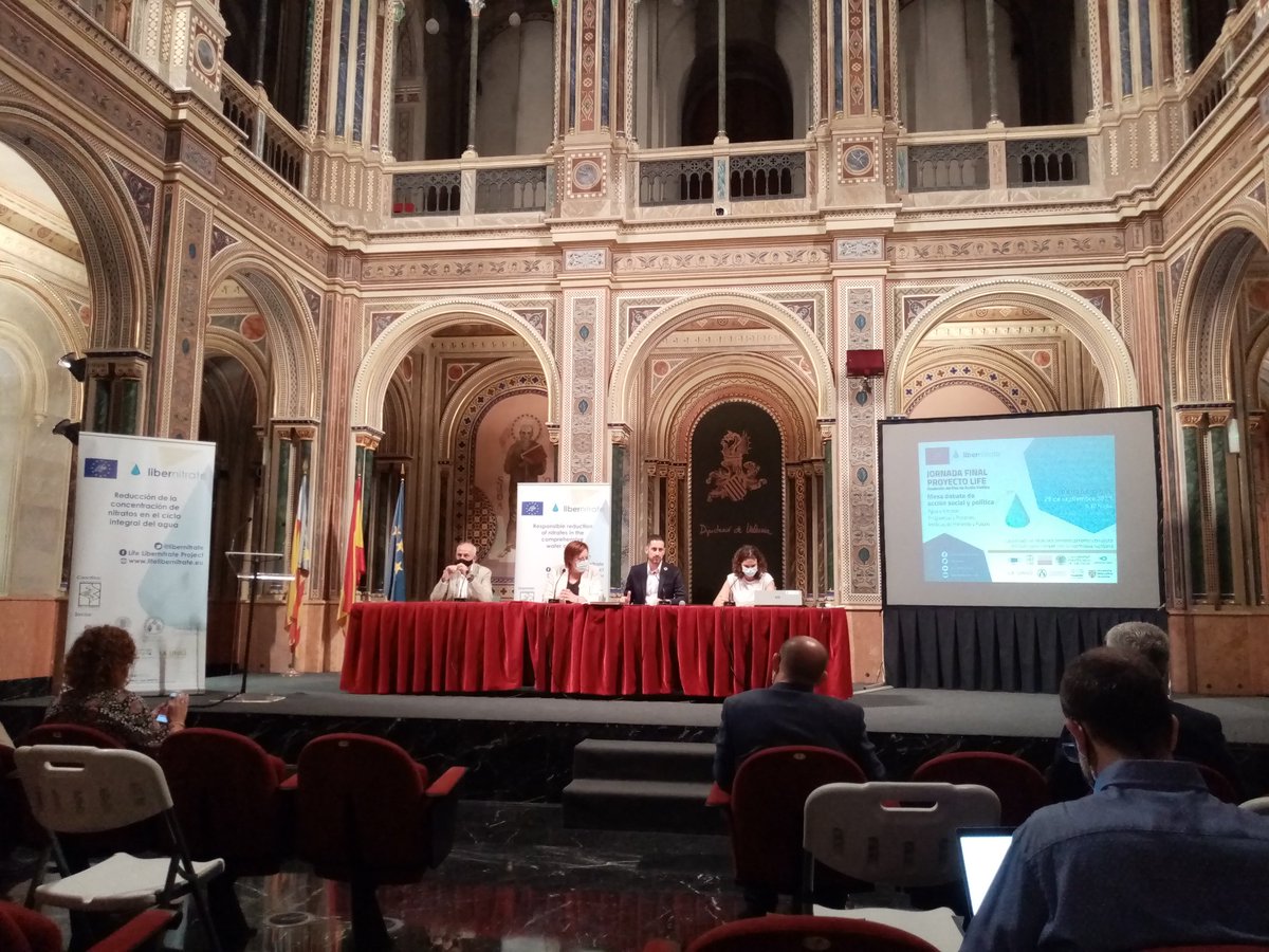 libernitrate's tweet photo. Empieza el evento final del proyecto Life Libernitrate en el centro Cultural La Beneficiencia de Valencia https://t.co/rWZKyYlPaF