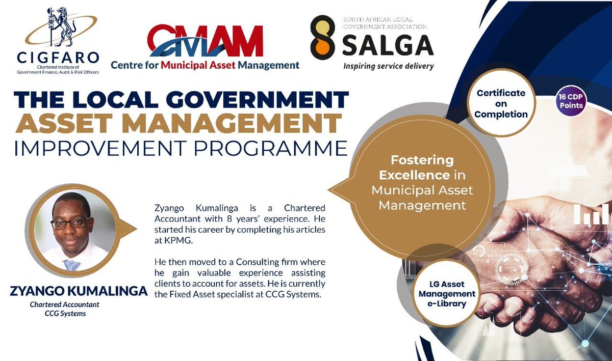 CCGSYSTEMS's tweet photo. We are proud to be apart of this initiative!
#CCGSYSTEMS
#LGAMIP2021
#SALGA https://t.co/qzKraXU58Z