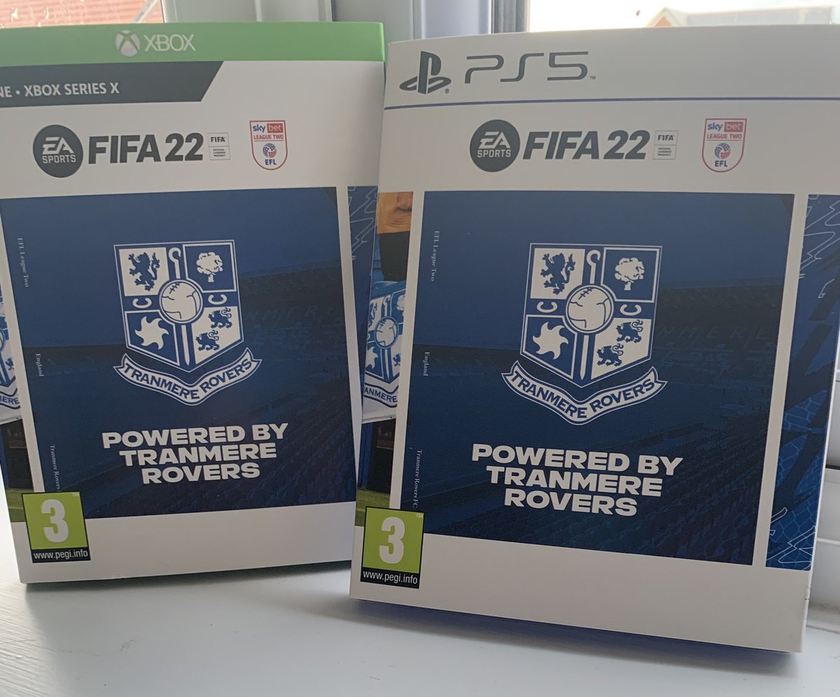 😍 Do you want to win a #TRFC branded copy of #FIFA22 

We are giving away two copies of the game, one #PS5 version and one #Xbox 

To enter, please retweet, like this post and comment which version you’d like to win, either #PS5 or #Xbox 

Closing date - 5pm today

#TRFC #SWA