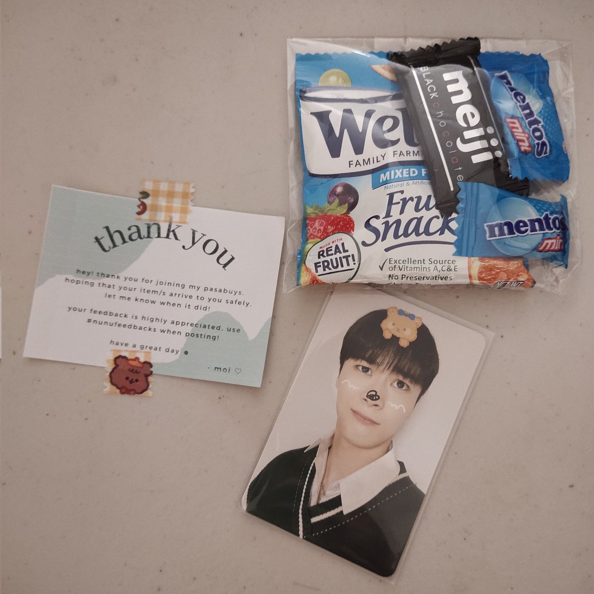 binhyukart's tweet photo. ᕦ #yourseuni ᕤ
BIN WW IS HERE!! 😭
Tysm pi sa freebies & pasabuy my luv @eunucart ♡
— #nunufeedbacks https://t.co/8WjHLJC0OA