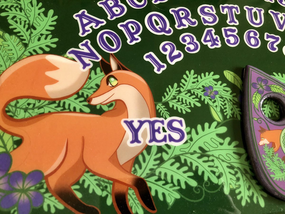 bonniegrrl's tweet photo. Forest Fox 🦊 #Ouija Board created by @MailoniKat is now in my #SpiritBoard collection. I love it so much!
❤️🌲🌲🌲🌲#TalkingBoard https://t.co/y9e9aien3f