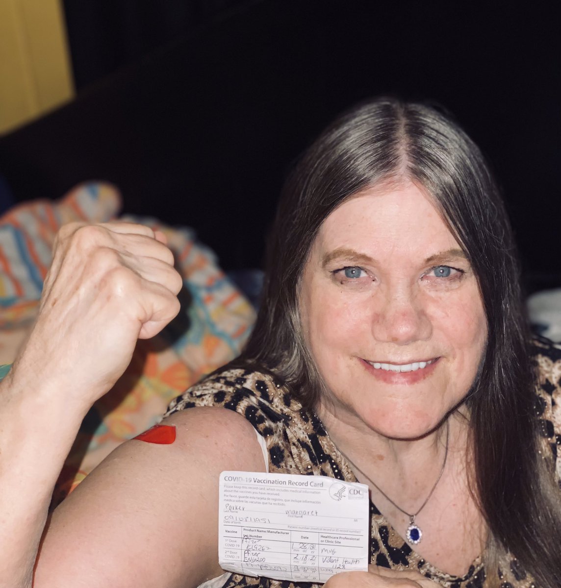rosebegoneah's tweet photo. Hi I am Deeda and as cases rise of the covid-19 and friends dying let’s  do something to help . Get your shots . I just got my booster since I am Immune compromised.Let’s all do our part . Get Vaccinated today do not wait your life and your families life could depend on it. https://t.co/5DW9N1rLTy