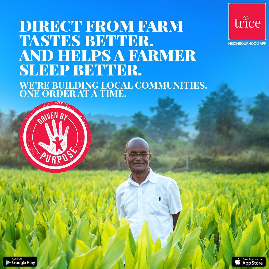 tricecommunity's tweet photo. Proud to be associated with traditional farmers &amp; modern agri-entrepreneurs. To bring you the freshest produce under 12 hours from harvest.
#fruits #vegetables #farmer #farmfresh #foodie #localfoods #vocalforlocal #farm https://t.co/9UcfwgcO0o