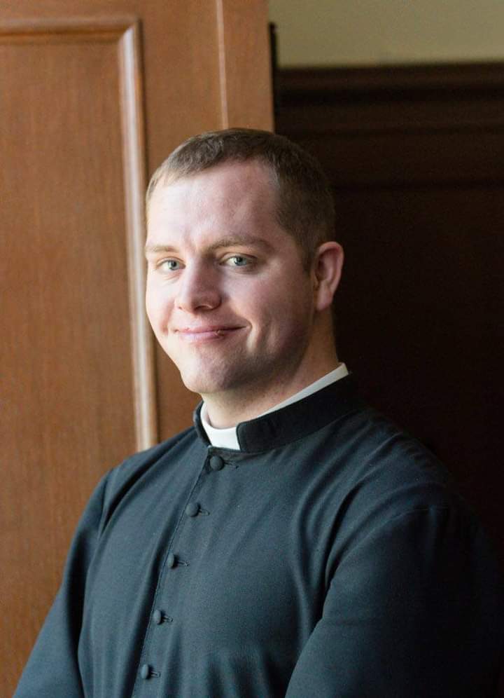 sscjusa's tweet image. Please, of your charity, pray for this young priest, Fr. Aaron Liebert, FSSP, who is in the hospital with COVID and pneumonia, and has already received last rites. No one is being allowed in to see him.  
Lord, have mercy.