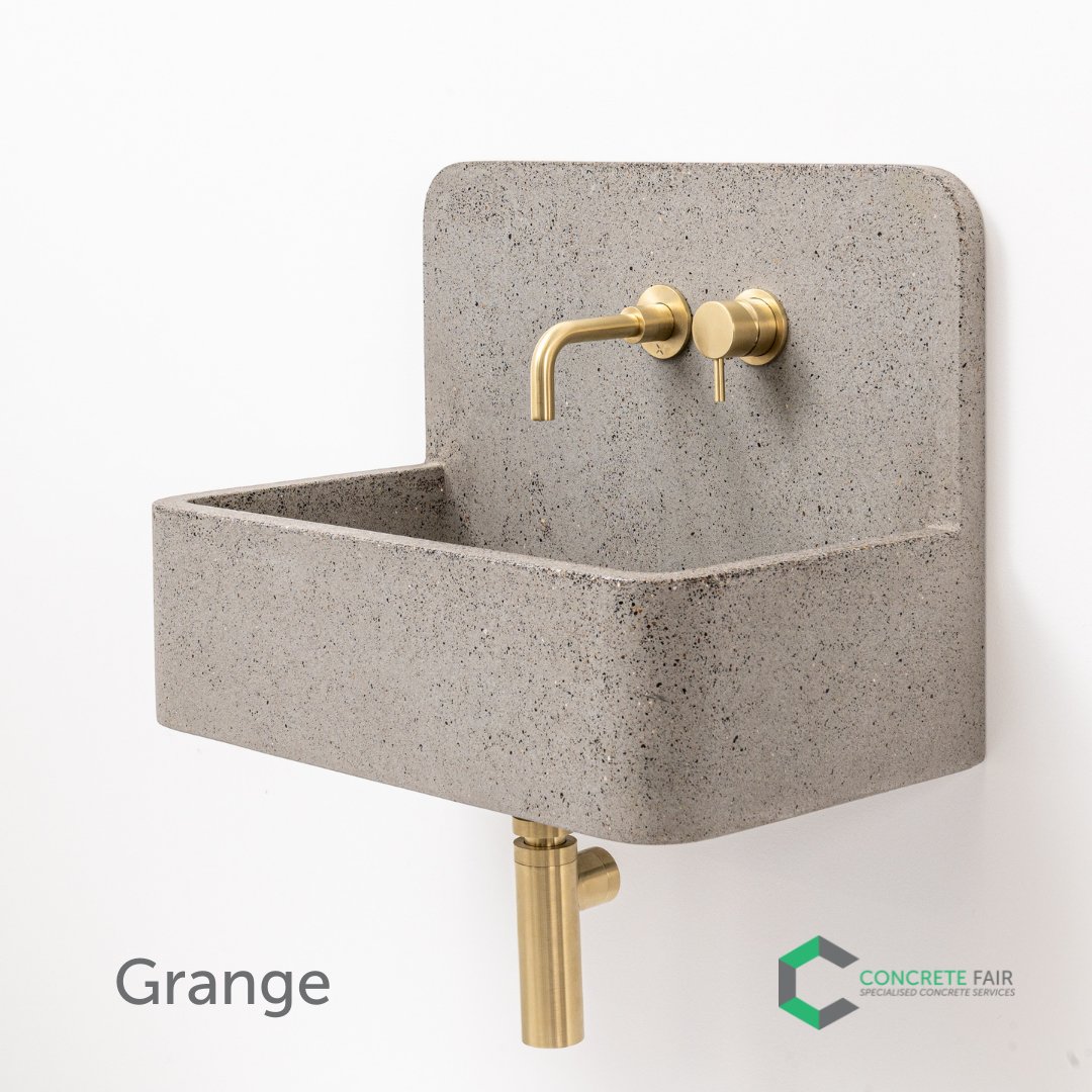 Concretefair's tweet photo. Grange is a #Concrete #Sink with Backsplash - Wall Brackets Included ⁠
⁠This is a large wall hung basin - can be counter mounted or wall mounted however is best suited to being wall mounted. ⁠
#concretefair #GFRC #concretesink #concretebasin #concretevanity #polishedconcrete https://t.co/bJRwnQ7fwM
