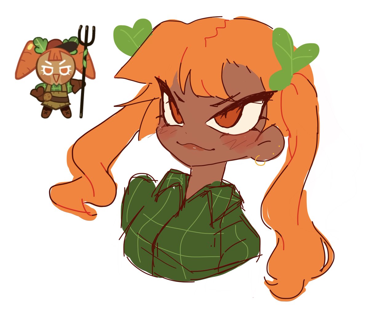 faintcitrus's tweet photo. carrot cookie doodle 
.
#cookiekingdom  #FANART  #cookierun #cookierunfanart #cookieruntwt #doodle https://t.co/bB8caBAVtI