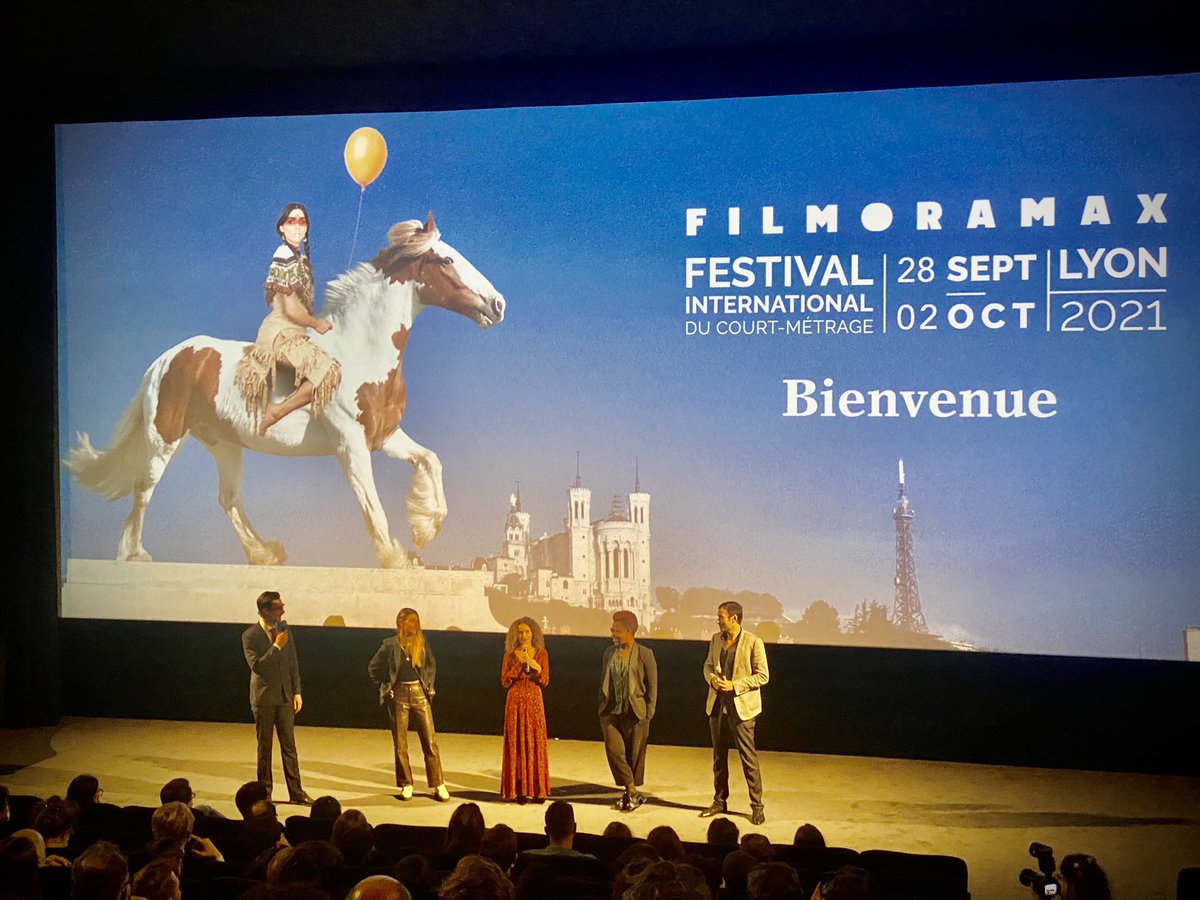 TrayssacT's tweet photo. ➡️ Ouverture du festival International du Court Métrage @filmoramax  à @InstitutLumiere 🎥 avant-première de la série #Frérots en présence de l’��quipe du film @ClaudiaTagbo #MichaelCohen @rebeccaazan @OCSTV partenaire officiel 🎬@OrangeAuRA @PatheGaumont 🔸 https://t.co/VSR92bns8v