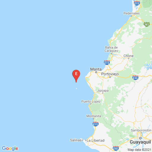 IGecuador's tweet image. #SISMO ID: igepn2021tbop Revisado 2021-09-29 00:39:52 TL Magnitud:3.89 Profundidad: 5.00 km, a 46.39 km de Manta, Manabi,Latitud: -1.1589 Longitud:-81.0776 Sintió este sismo? Repórtelo! en bit.ly/3CVdgNj
