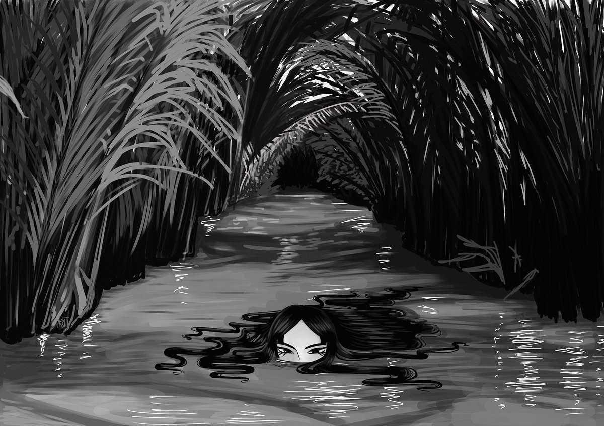 lurking in the river #goldenkamuy