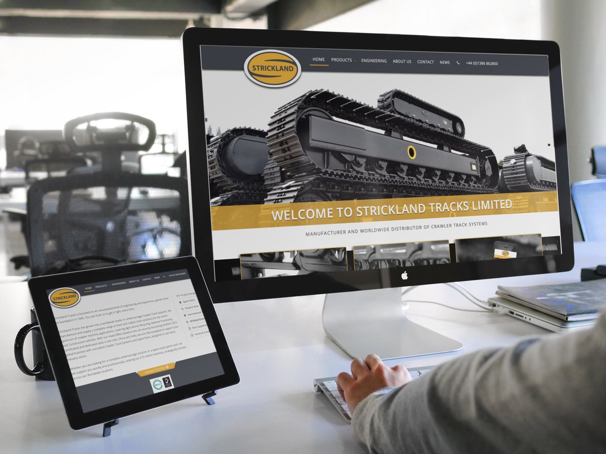GoAppDesign's tweet image. #WebClientWednesday
Sticklands Tracks Limited👇
🔗stricklandtracks.com

After the success of the design and build for this website, Areca Design was then commission to create a website for its sister company Strickland Mfg. 👇
🔗stricklanduk.com