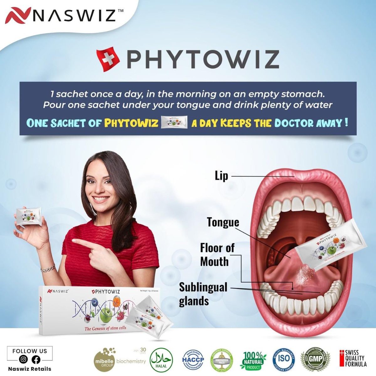 NaswizRetails's tweet image. Naswiz Phytowiz..
Swiss formula..🇨🇭
Just one sachet a day.. 
Coming soon..
#Naswiz #naswizretails #directsellingindia #networkmarketing #DirectSellingIndustry #DirectSellingBusiness