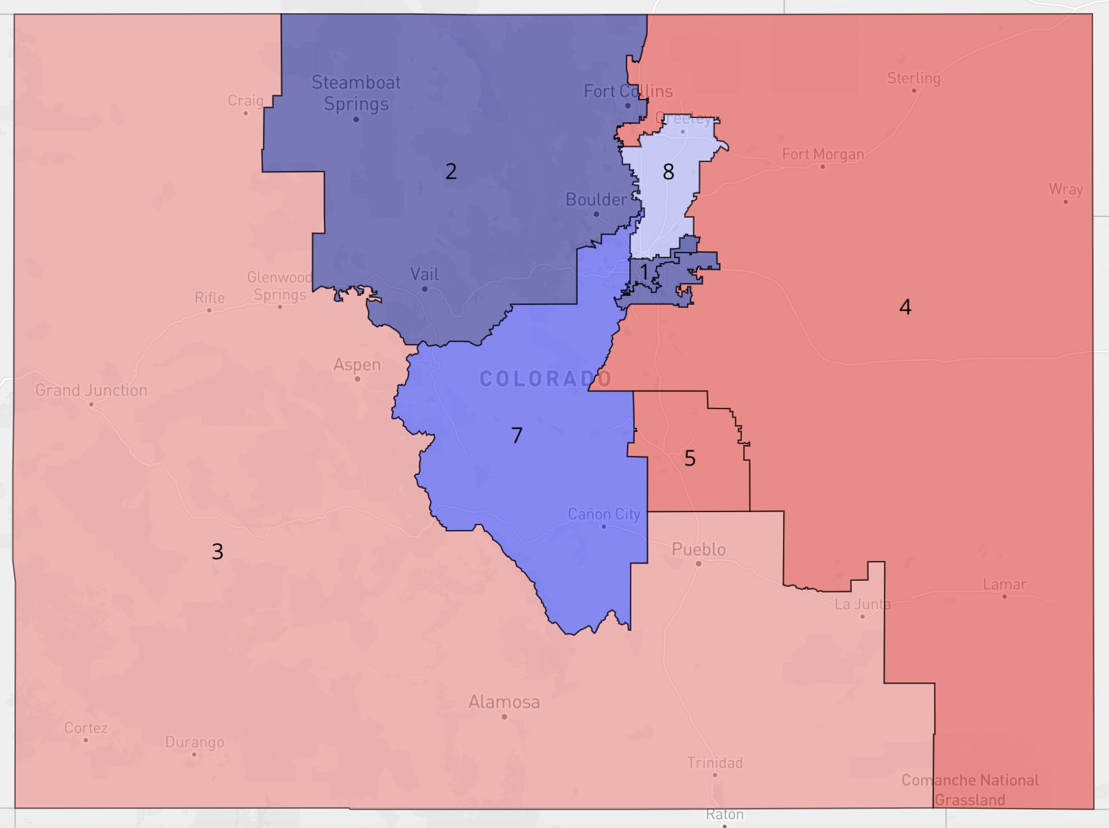 A Guide to Colorado's New Congressional Districts Elections Daily