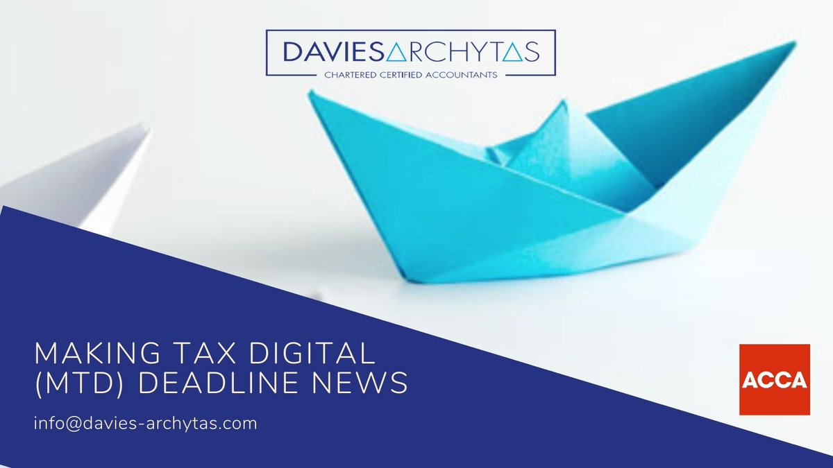 DaviesArchytas's tweet photo. From April 2024, the Government will require all self-employed people with business or property income of more than £10,000 a year to pay tax digitally.

#MTD #MakingTaxDigital #soletraders #landlords https://t.co/tgR4tFqXMQ