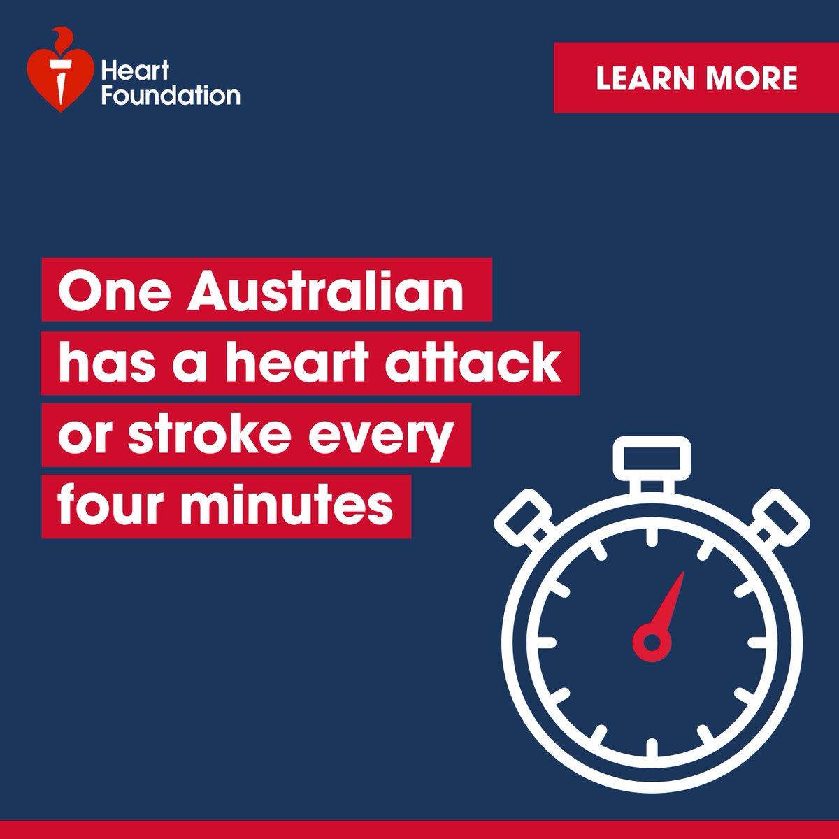 Jemma O'Hanlon AdvAPD GAICD (@jemmaohanlon) on Twitter photo 1 Australian has a heart attack or stroke every 4 minutes. Read that again. If you haven't had a heart health check, be sure to book one in today #WorldHeartDay #UseHeart <a href="/worldheartfed/">World Heart Federation</a> <a href="/heartfoundation/">Heart Foundation</a> heartfoundation.org.au/heart-health-e⦠1 Australian has a heart attack or stroke every 4 minutes. Read that again. If you haven't had a heart health check, be sure to book one in today #WorldHeartDay #UseHeart <a href="/worldheartfed/">World Heart Federation</a> <a href="/heartfoundation/">Heart Foundation</a> heartfoundation.org.au/heart-health-eā¦