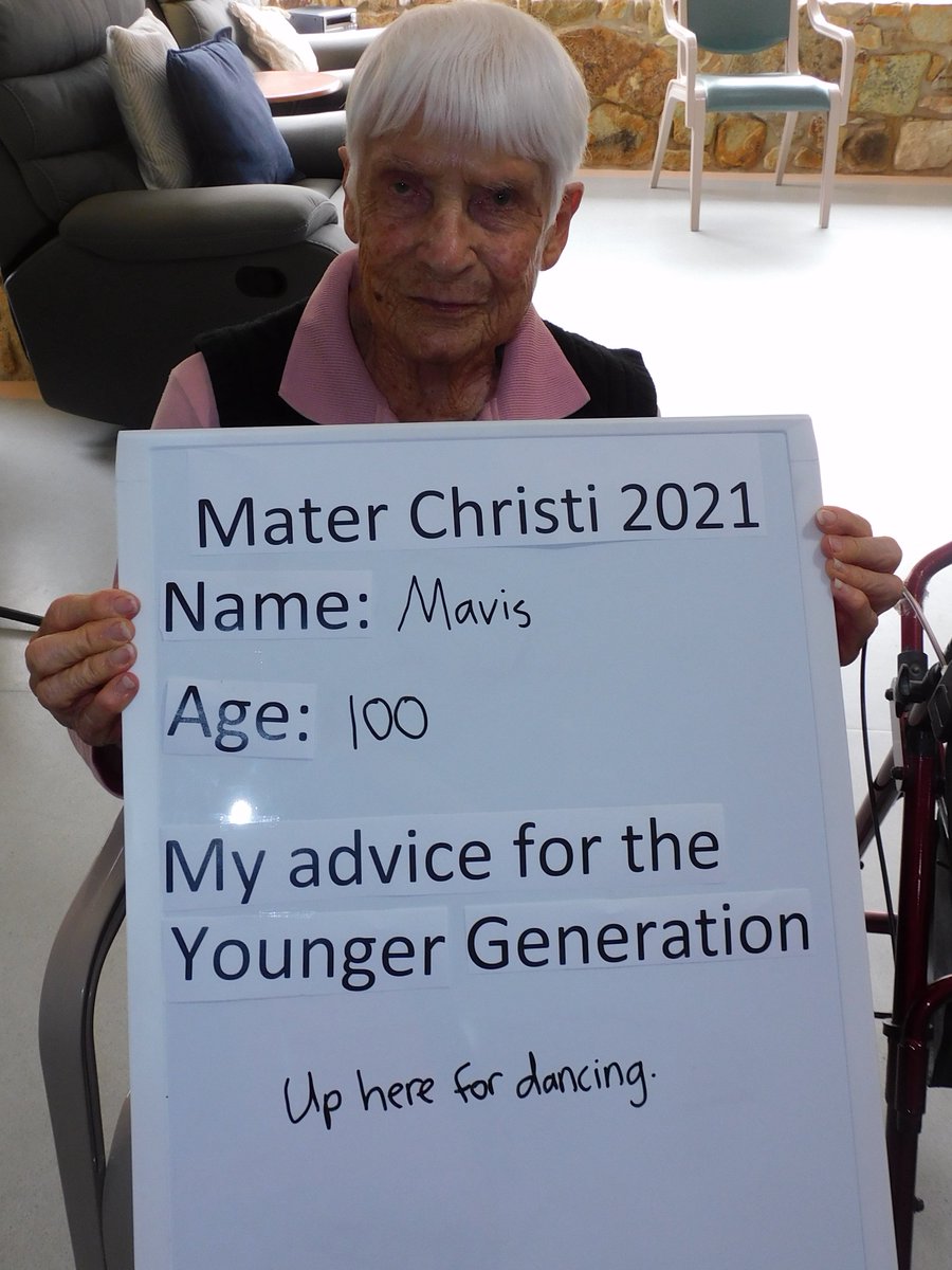 October 1 is the INTERNATIONAL DAY OF OLDER PERSONS.!How good is this advice from one of our favourite centarians?
#internationaldayofolderpersons #agedcare #WeCare
