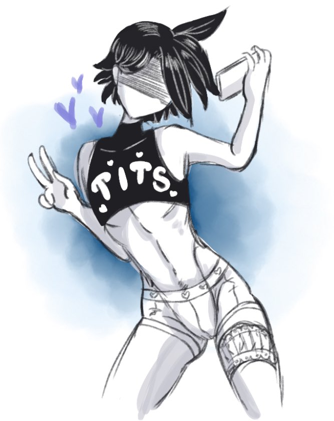 lewd_nightmares's tweet photo. New character teaser. Not canon. He’s supposed to wear real clothes sometimes. https://t.co/yXnsvOtCar