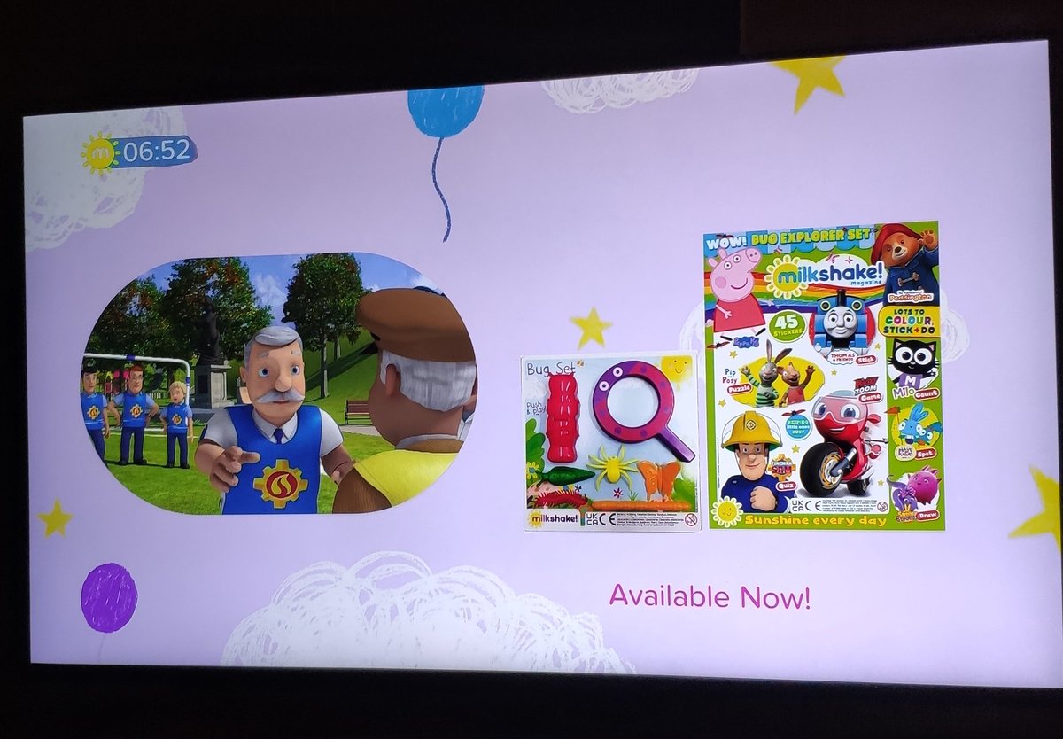 benjamoomin's tweet image. @milkshaketv @channel5_tv really pushing the new #milkshake magazine this morning. Been taking most up most of the screen for at least 15min.