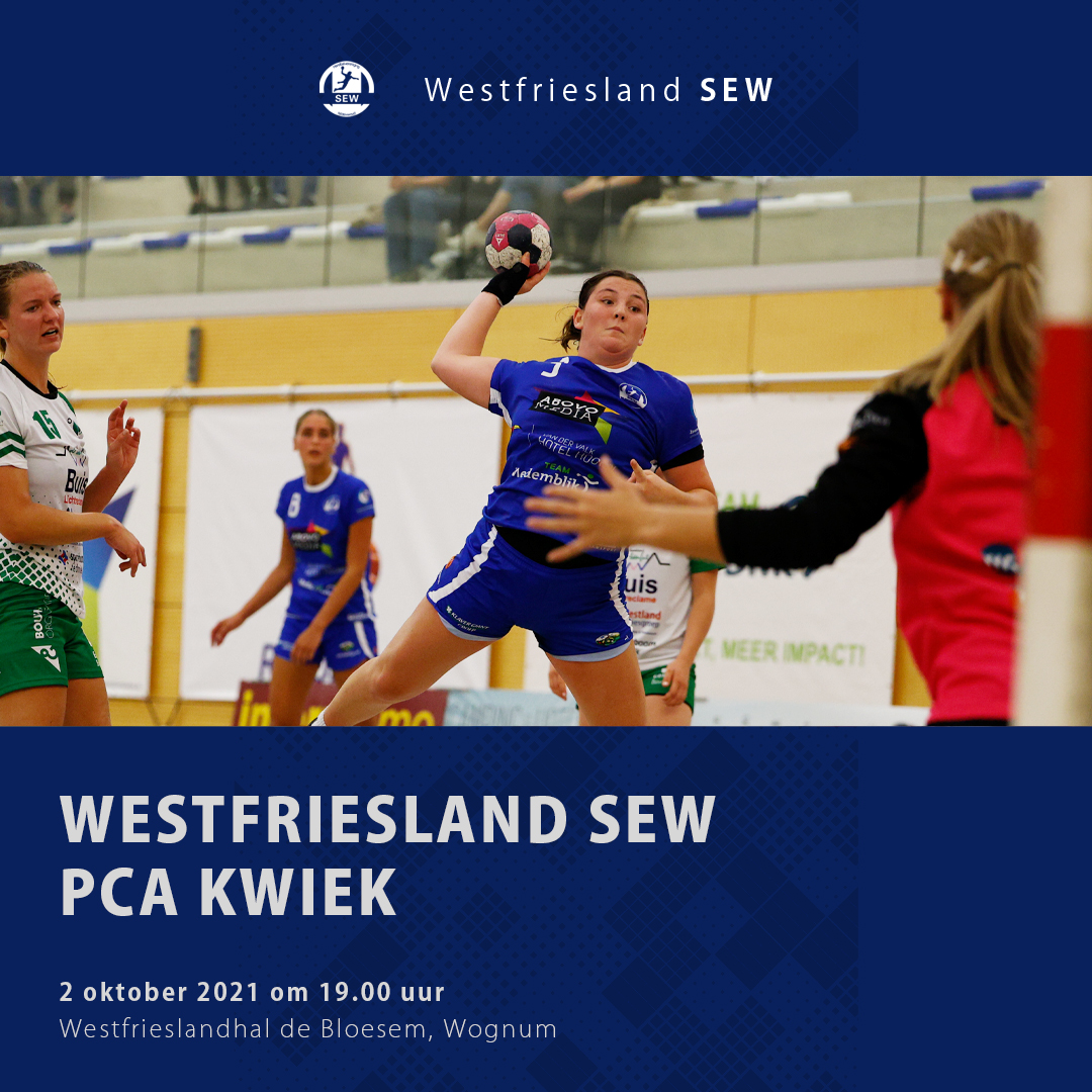 Zaterdag staat de derde competitiewedstrijd op het programma. Thuis in onze eigen hal komt PCA Kwiek op bezoek.

Dit live spektakel wil je niet missen, dus bestel snel je kaartje via: wfsew.nl/tickets

Tot zaterdag! We are blue, we are white 💙