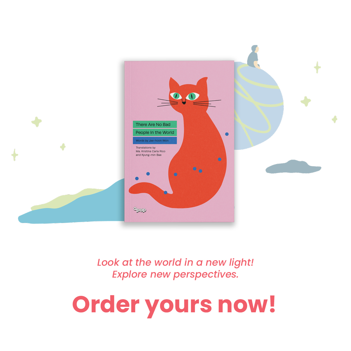 apopbooks's tweet photo. We're back with a new book! ๐๐๐๐๐
We are delighted to announce that Apop's first collection of short stories, There Are No Bad People In The World, is finally available for preorder!๐
https://t.co/ds8vyY4fGW
#newbook #btsreads #apopbooks https://t.co/vPrqLRtRKW