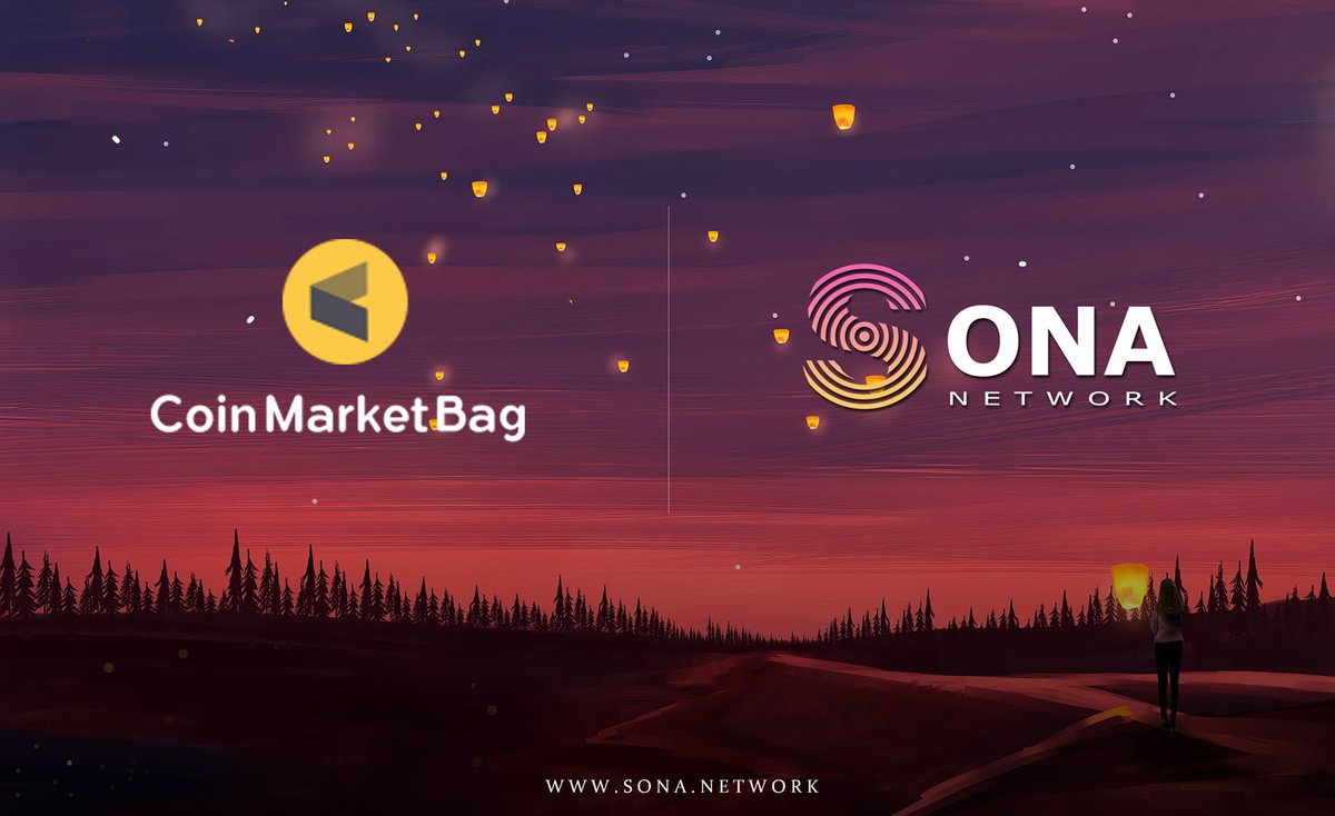 <a href="/SonaNetwork/">Sona Network</a> X <a href="/coinmarketbag/">CoinMarketBag - $banana To $10</a> 

We are happy to announce that #SONA token is now on coinmarketbag.com/sona-token-pay…

Don't miss the opportunity to buy SONA token now and become a member of Sona Network

SONA IDO BLOCK 5
(End time: 2 days left)

💰Buy SONA now: sona.network