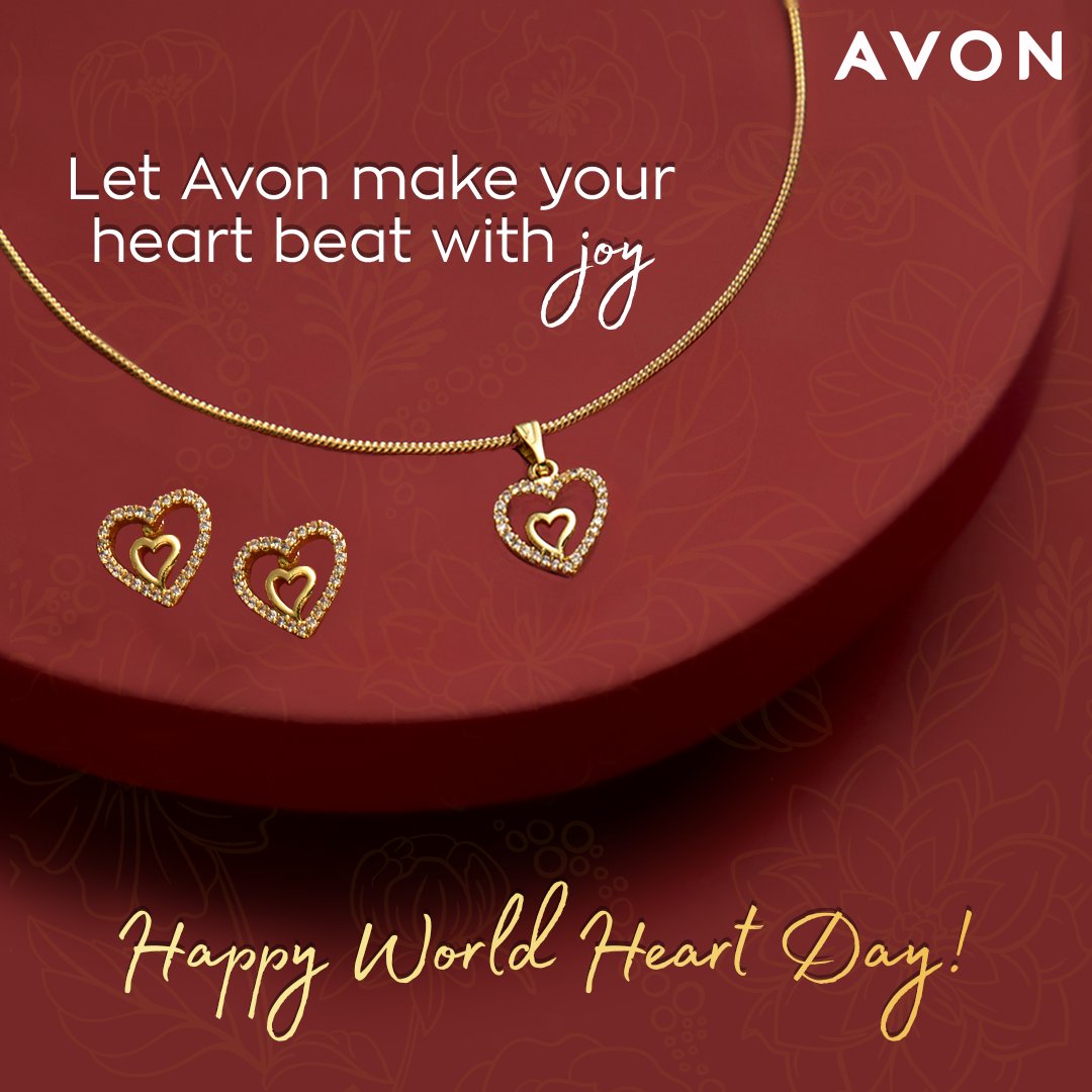 AvonIndia's tweet photo. This World Heart Day, wear Avon Glitter Heart Pendant Set and let your heartbeat with happiness. Shop now.
#AvonJewellery
#avon #avonindia #watchmenow #135yearsavon #worldheartday #glitter #heartbeat #happiness #heartday #heart #earringset #pendant #offers #exclusive #jewellery https://t.co/yjLy95NWnq