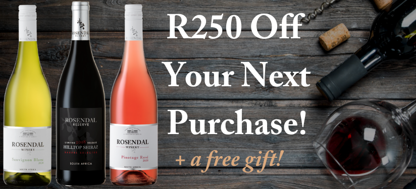 🍷 Are you stocked up after the long weekend?

🎫 If not, get R250 off when you spend R1500 or more. 
🎁 And if you spend R2000 or more, you will ALSO receive a FREE stainless steel bar set! 

🔎 Keep an eye out on our social media page for your voucher code!