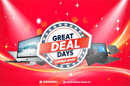 Days of unbelievable prices are coming soon
Stay tune

#antsale #sale #offer #bestoffer #offer2021 #laptop #desktop #greatdealdays #refurbishedlaptop #refurbisheddesktop