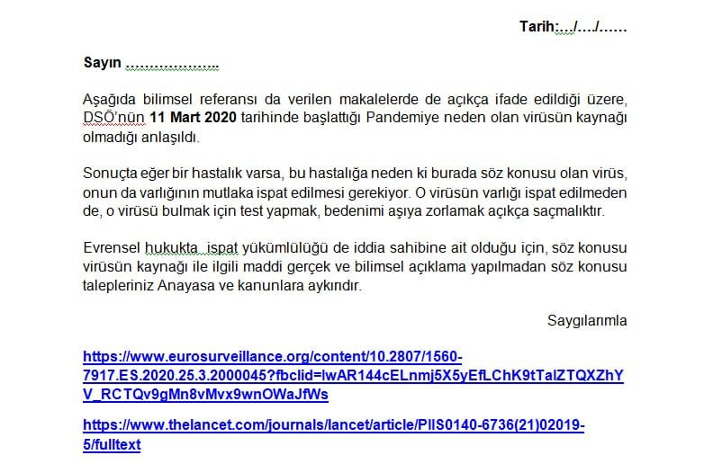 💥Kandırıldık..Pandemi bitti 💥
Ünlü tip dergisi Lancet'te ,bir grup gerçek bilim insanı tarafından yayınlanan makalede Covid 19 diye bir virüsün olmadığı ispatlandı..!! Yargı yolu açılmıştır..Bizi "aşı karşıtı"olarak gösternler biraz utanır mı acaba..!?
<a href="/5gvirusnewss/">5G Virüs News - Platformu</a>
