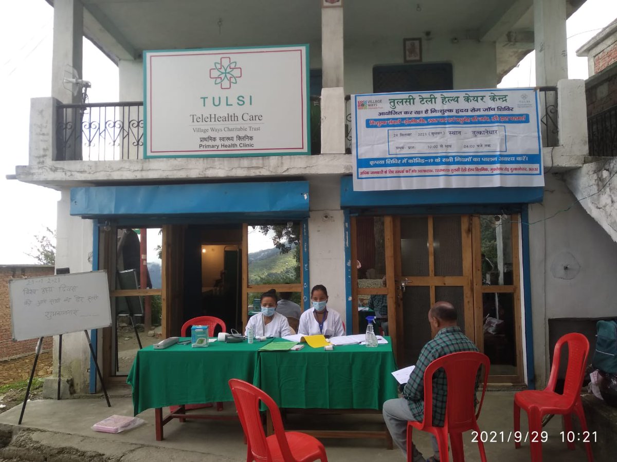WaysVillage's tweet photo. Harnessing digital health in remote Himalayan villages of Ramgarh, Uttarakhand, in sync with World Heart Day 2021! #UseHeartToConnect #WorldHeartDay2021 #villagewayscharitabletrust #tulsitelehealthcareinitiative https://t.co/b3M3KOJRqJ