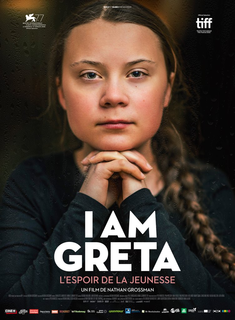 #Concours 

A l’occasion de la sortie de l’excellent documentaire « I Am Greta » de Nathan Grossman, tentez de gagner 10x2 places pour le découvrir à votre tour 

Follow

<a href="/MitraEtemad/">Mitra Etemad</a> 
@mycineplus 
<a href="/KMBOcinema/">KMBO</a> 
RT avec le #IAmGreta 

TAS le 5 octobre 

#JeuConcours #Concours