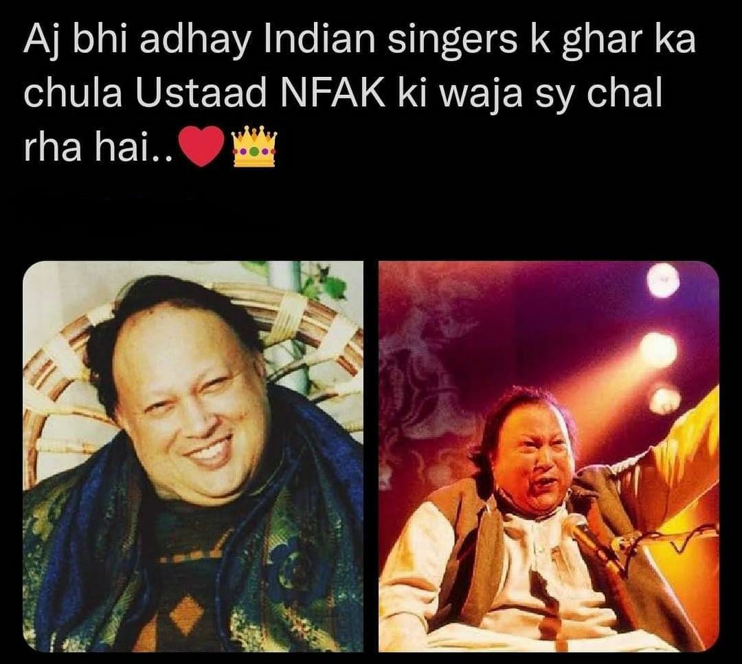 Baat tou such hai bhai..
#nusratfatehalikhan #singer #bollywood #pakistanisinger #Legend