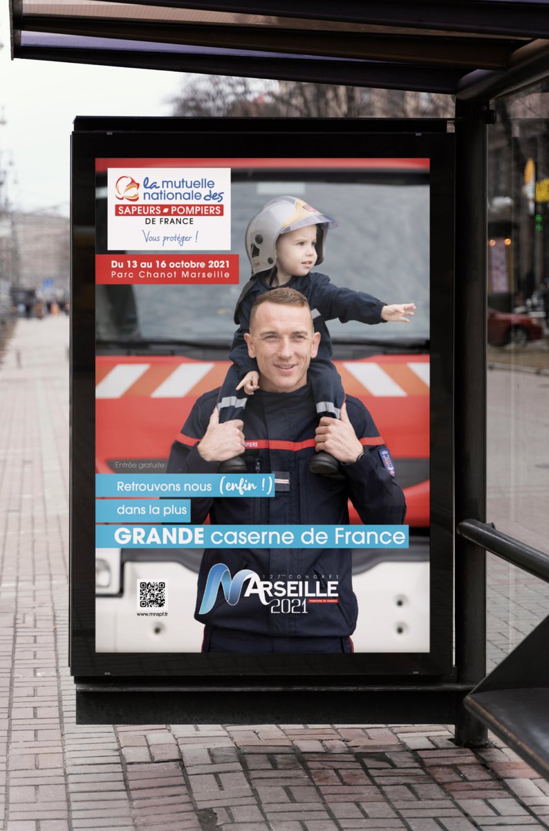 MNSPF's tweet photo. [J-15🚒] Retrouvons-nous à #Marseille pour le plus grand événement #pompier de l'année @cnspf2021 . Dans 1 semaine, une campagne d’affichage verra le jour dans tout Marseille et ses environs. En avant-première, les voici ! Avec Léa, mini-pompier et M. Duris 📷© @aureliendheilly https://t.co/Jbr5Hipj2R