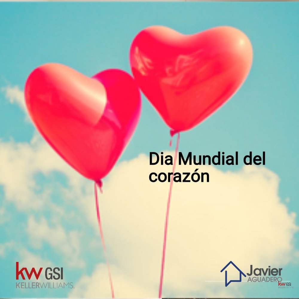 DIA MUNDIAL DEL CORAZON
La enfermedad cardiovascular es la principal causa de muerte en todo el planeta. PIENSA en tu CORAZÓN.
#kwgsi #sevilla #buscamostalento #kellerwilliams #tecnologia #jaguaderoinmobiliario #interiorismo #sevilla #aecc #YoComproEnMIBarrio