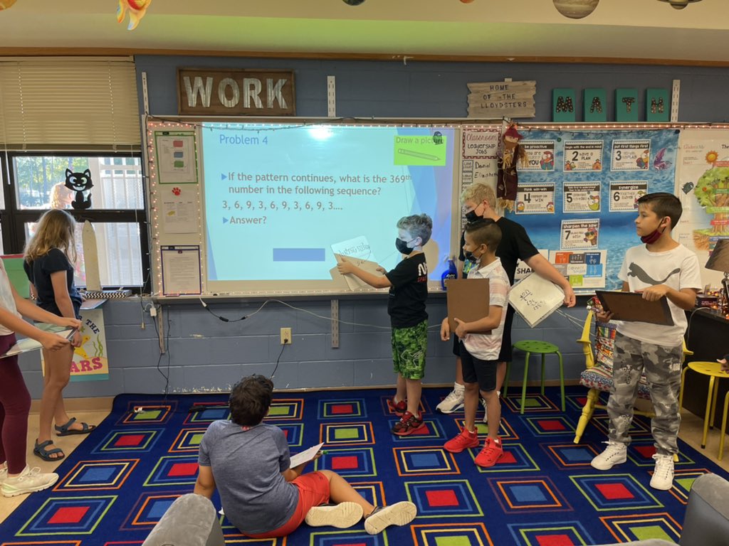 lloydan's tweet photo. BCE 5th grade NOETIC mathletes had our first session today! Students shared strategies and enjoyed the challenges! @BCEBobcat @collierschools https://t.co/9K4avrIjup
